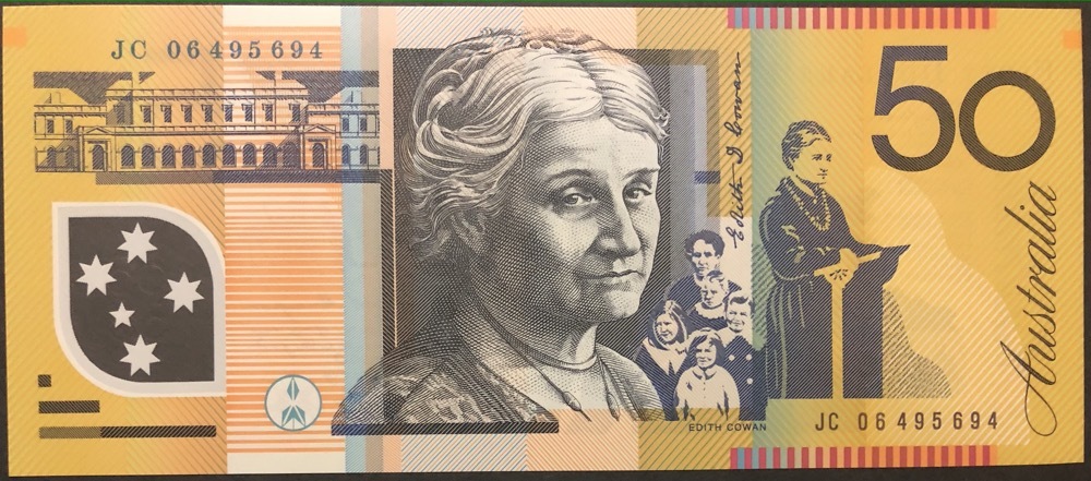2006 $50 Note McFarlane/Henry JC06 Last Prefix 520dL Uncirculated product image