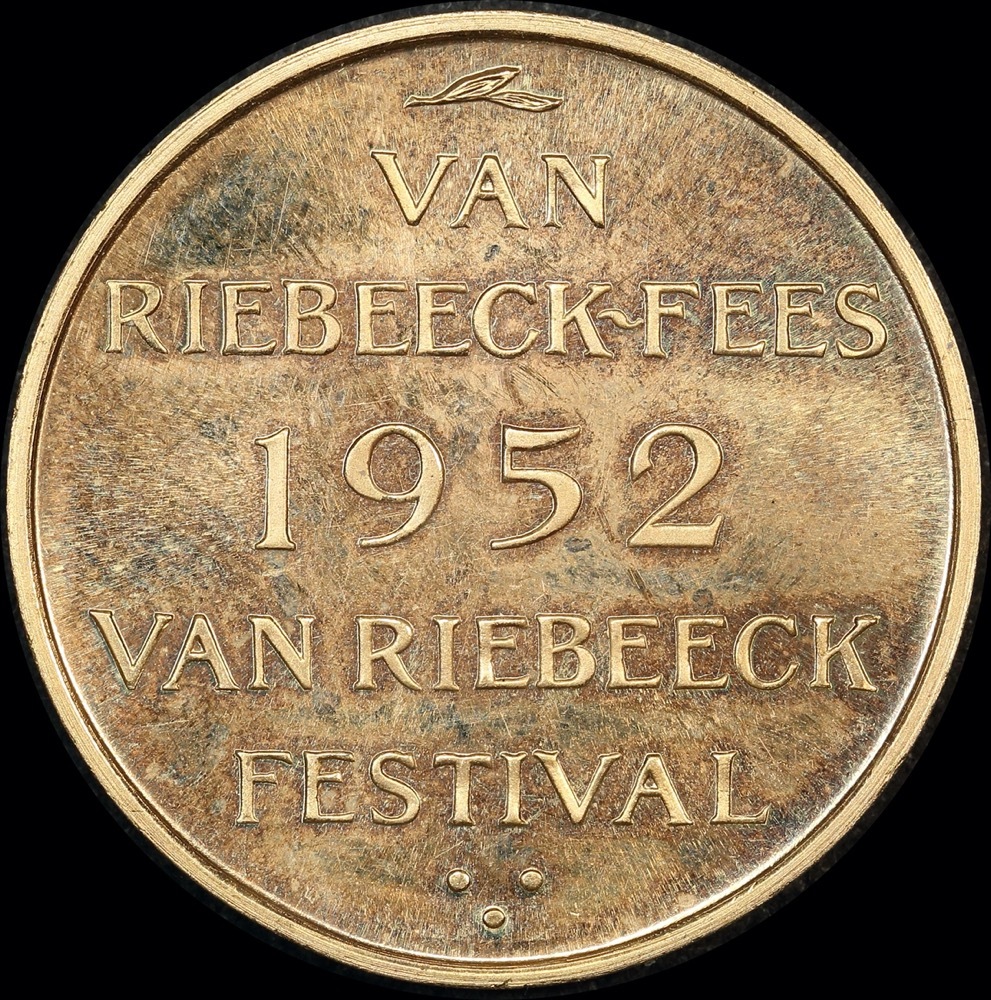 South Africa 1952 Gold Medallion Van Riebeeck Festival product image