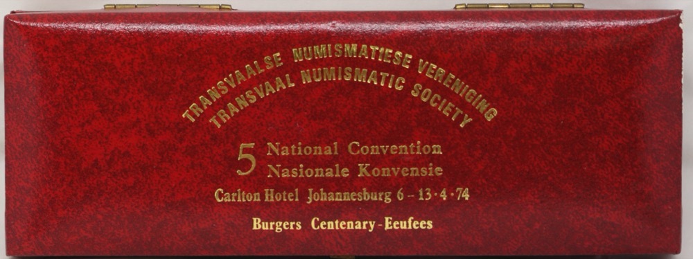 South Africa 1974 Gold Silver Copper Medallion Trio Burgers Pond Centenary product image