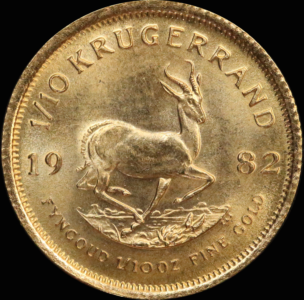 South Africa 1/10 oz Gold Krugerrand Uncirculated product image