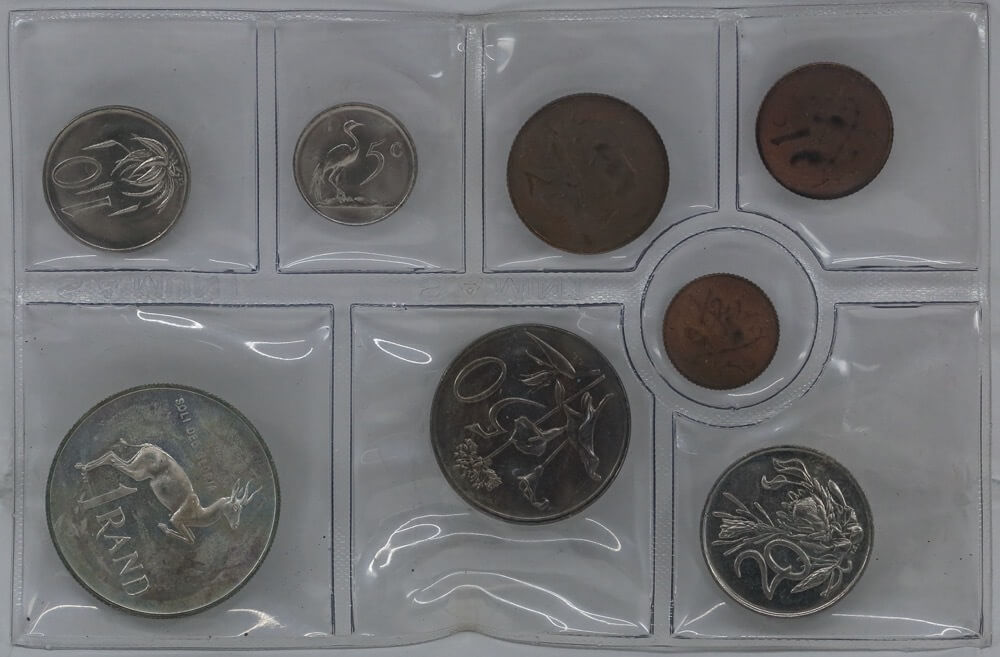 South Africa 1975 Uncirculated Mint Coin Set KM# MS12 Uncirculated product image