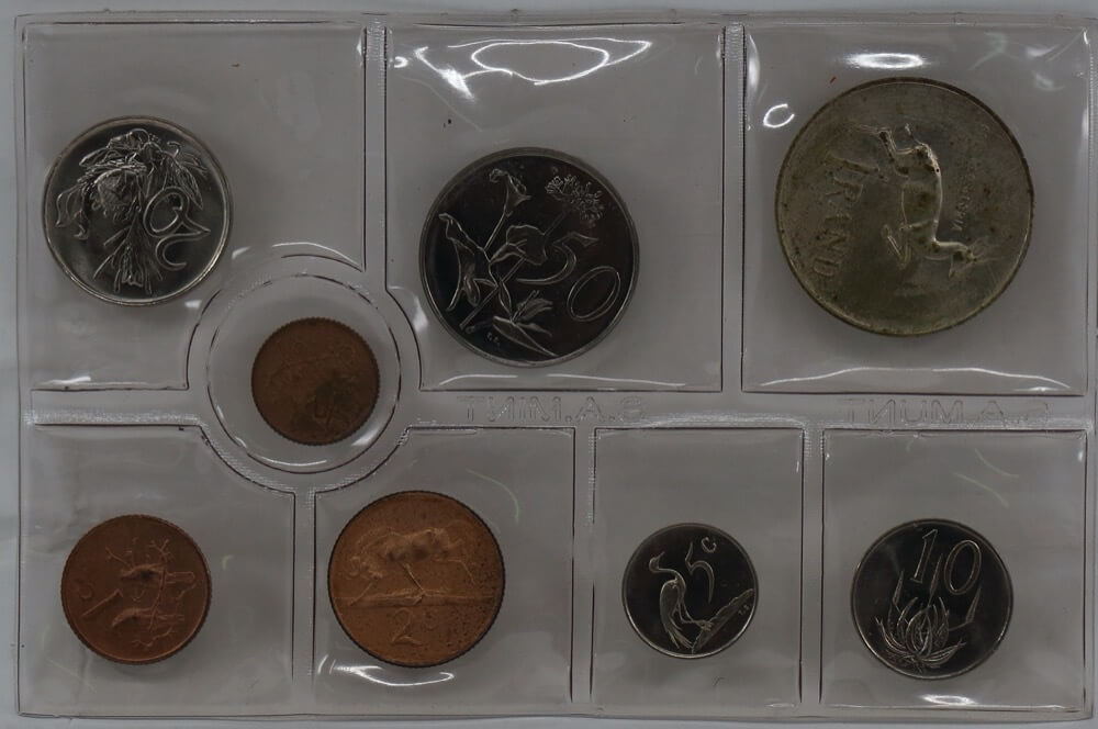 South Africa 1976 Uncirculated Mint Coin Set KM# MS13 Uncirculated product image