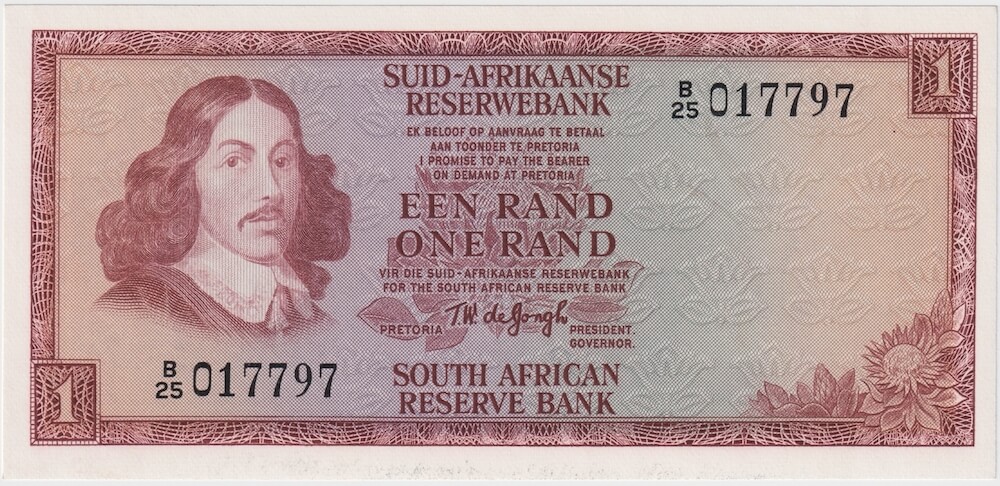 South Africa 1973 1 Rand P# 116a Uncirculated product image