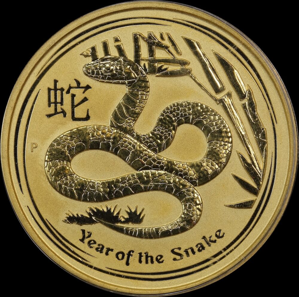 2013 Gold Lunar Two Ounce Specimen Coin Series II - Snake product image
