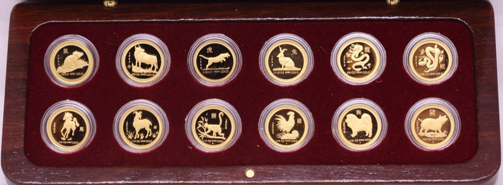 1996 - 2007 Gold 1/10oz Proof Lunar Gold 12 Year Collection Series I product image