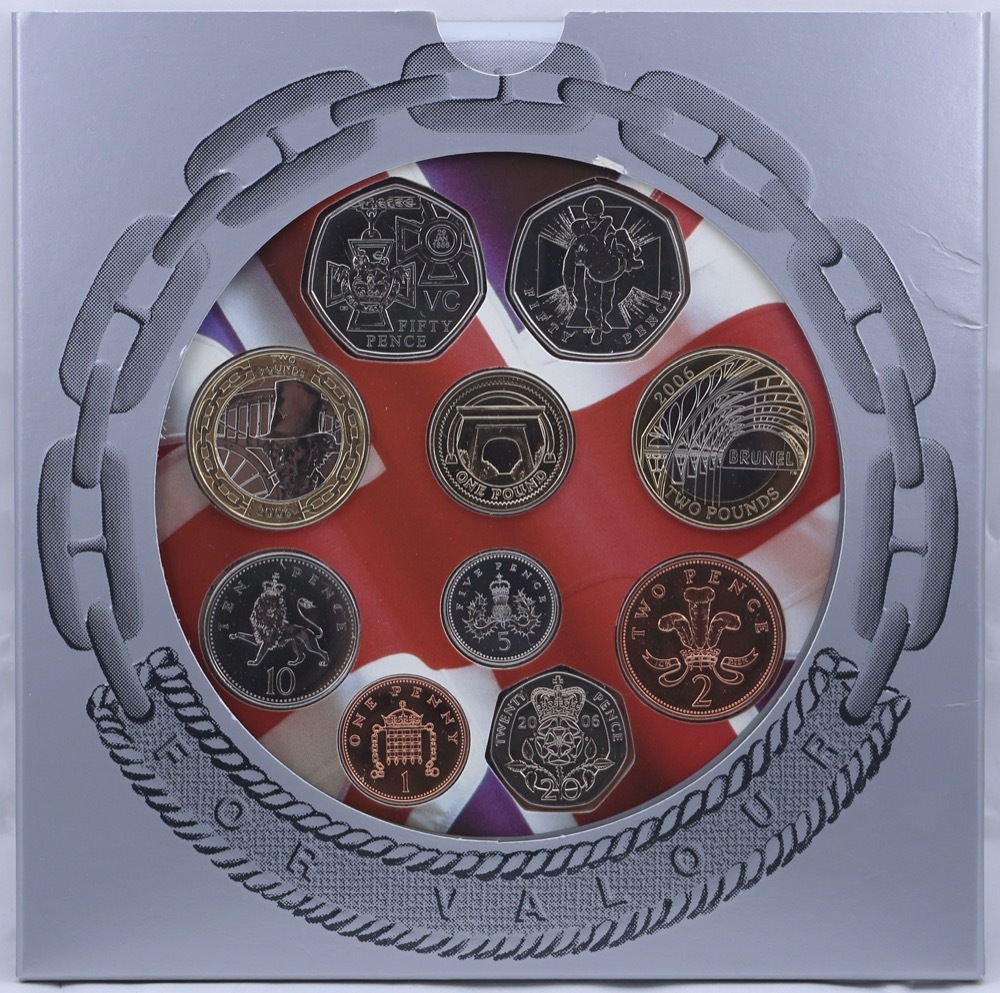 United Kingdom 2006 Uncirculated Mint Coin Set Victoria Cross product image