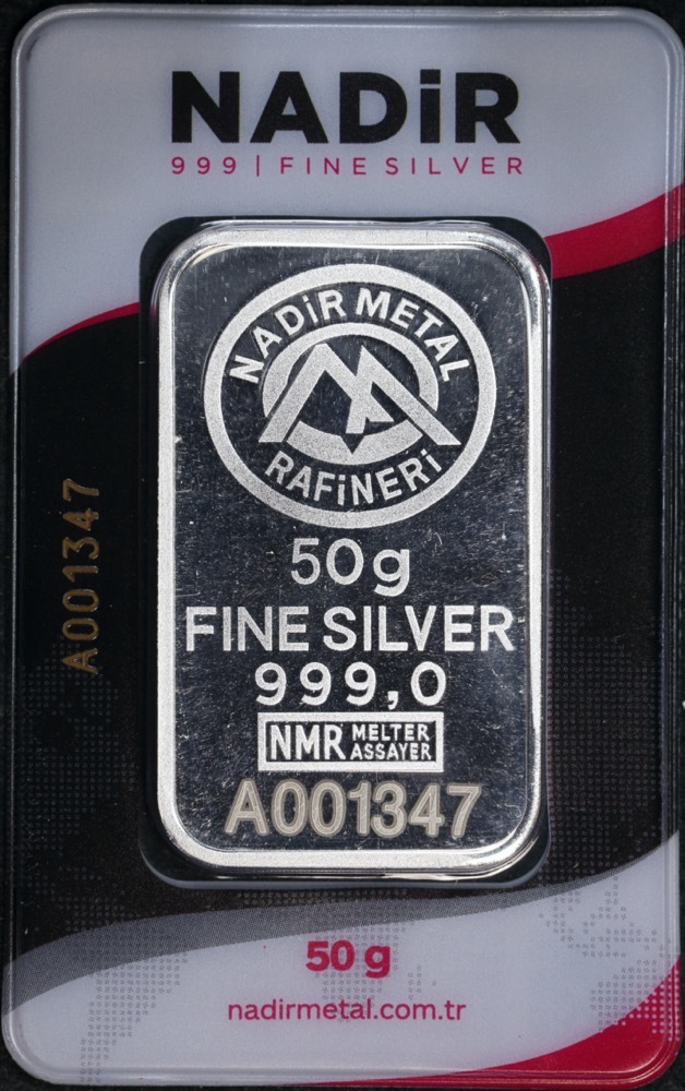 Generic Silver 50g Ingot 99.90% Pure product image