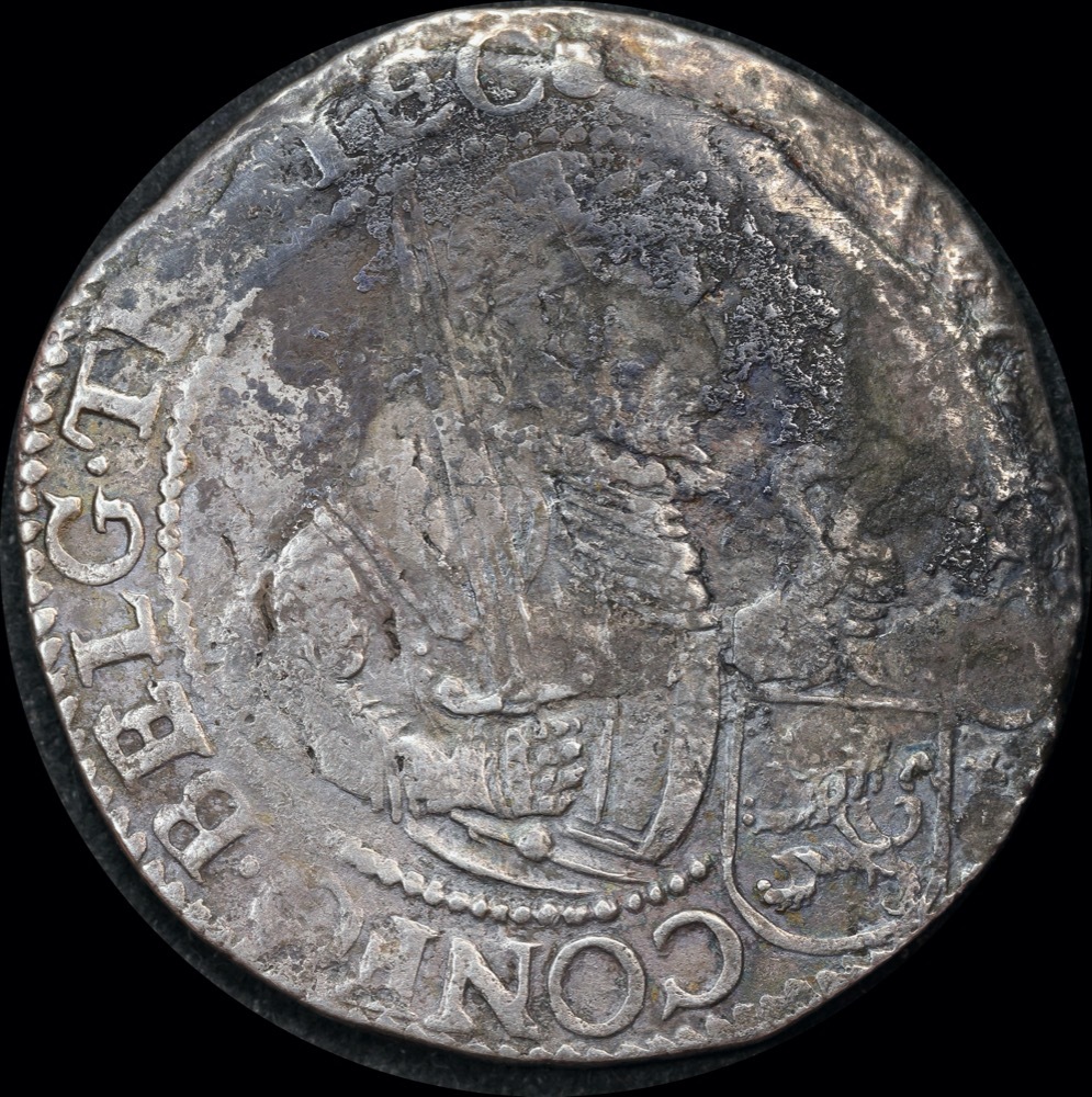 Netherlands (Utrecht) 1618 Silver Rijksdaalder Ex Batavia Shipwreck Very Good product image