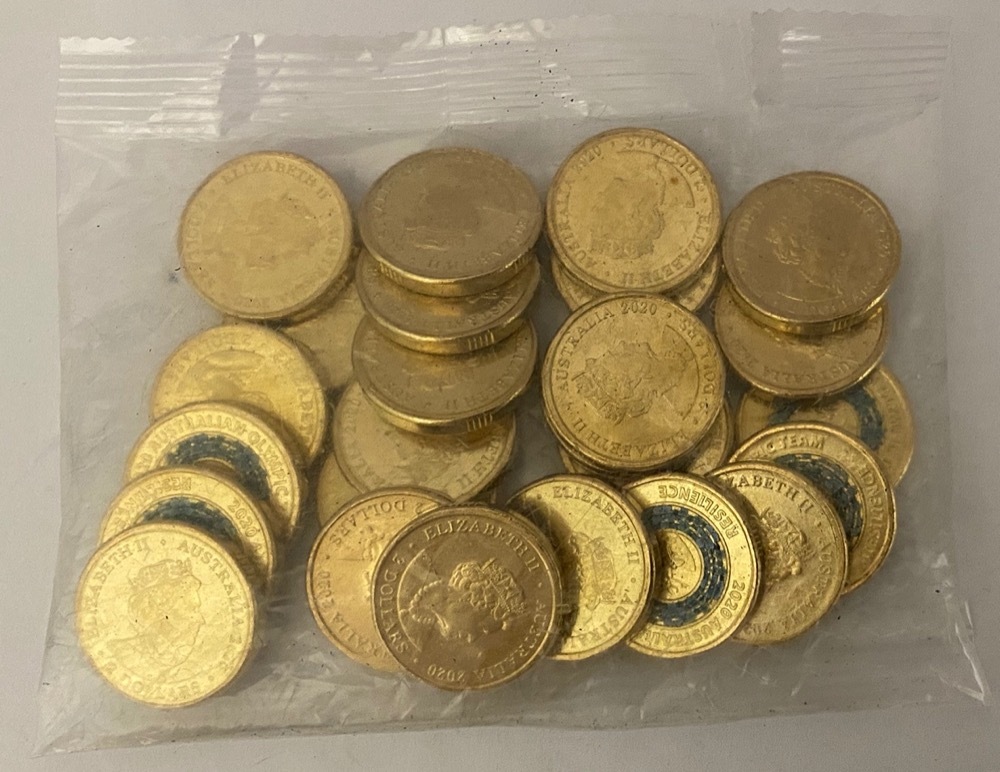 2020 Coloured $2 Security Bag of 25 Coins Australian Olympic Team - Resilience product image
