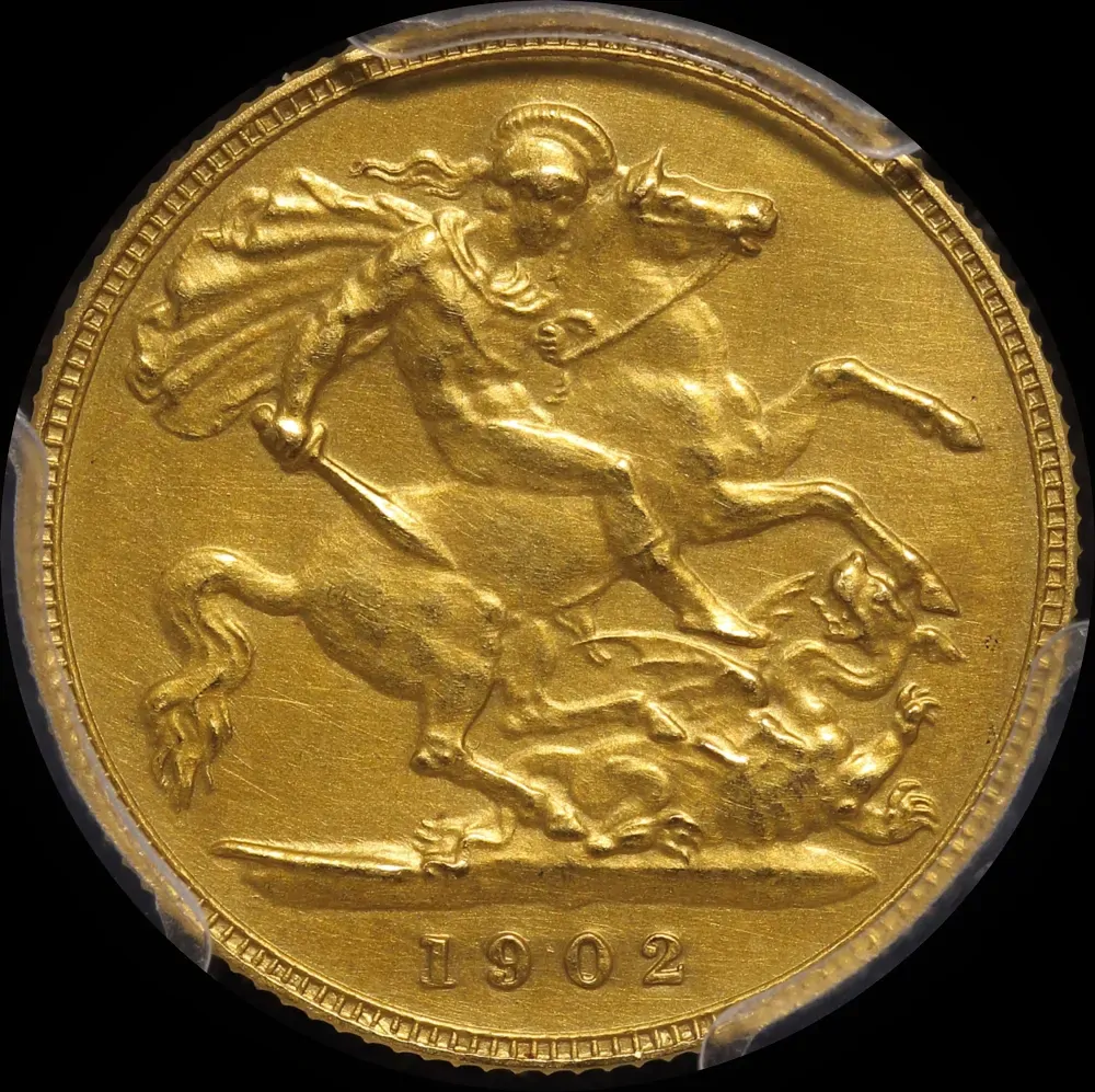 1902 Gold Proof Half Sovereign Edward VII S#3974A PCGS PR62 product image