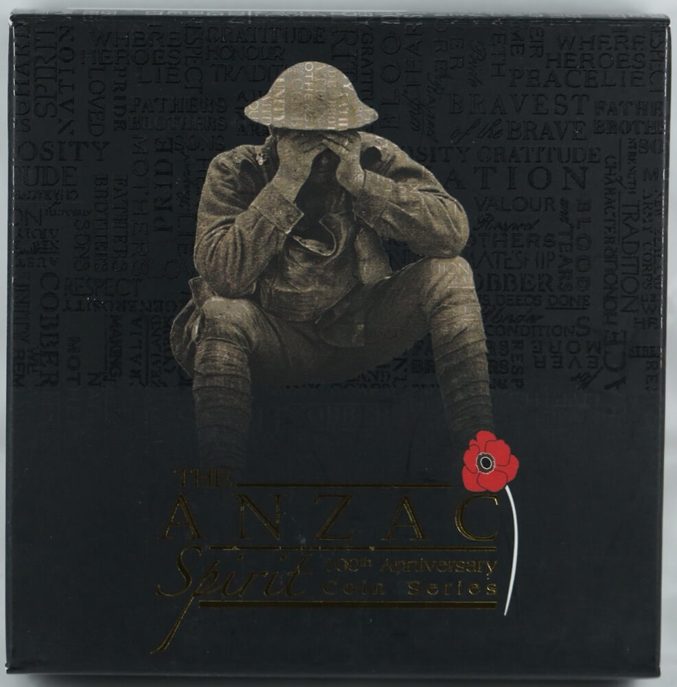 2016 Silver One Ounce Proof Coin ANZAC Spirit 100th Anniversary Proof Coin Series - Be Worthy of Them product image