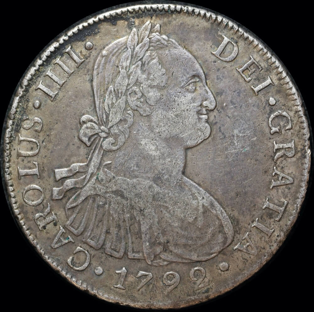 Peru 1792 Silver 8 Reales KM# 97 Very Fine product image