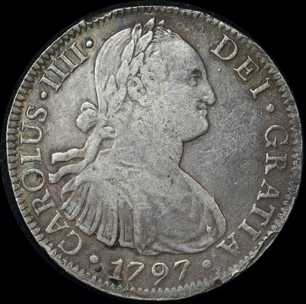 Mexico 1797 Silver 8 Reales KM# 109 good Fine product image