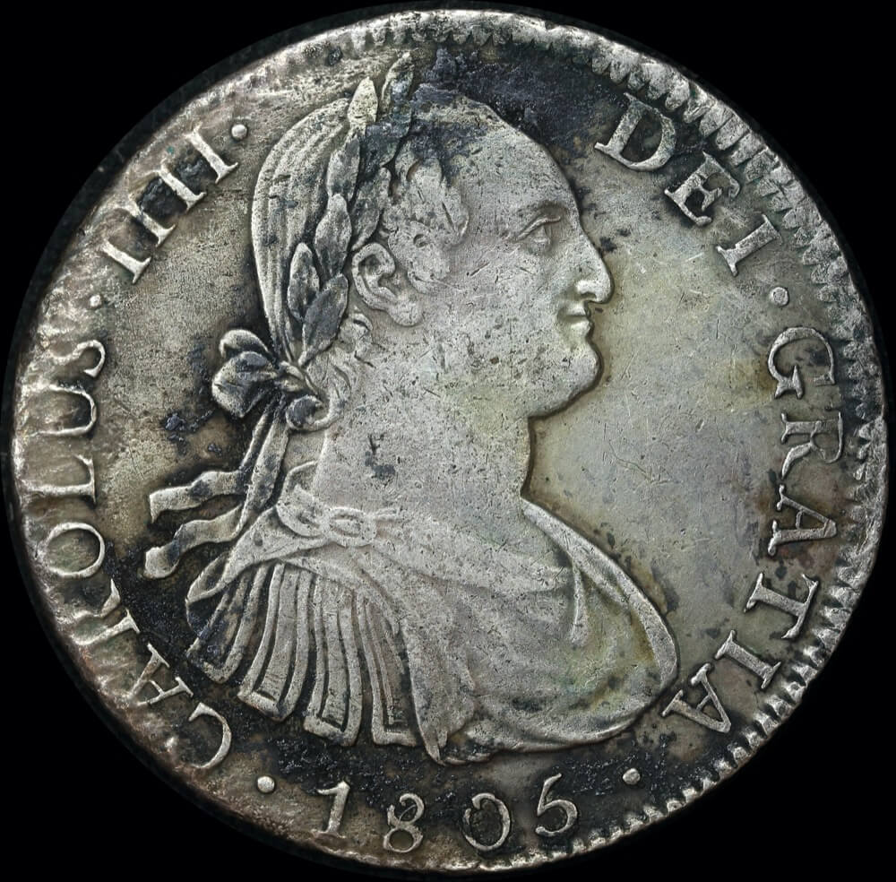 Mexico 1805 Silver 8 Reales KM# 109 Very Fine product image