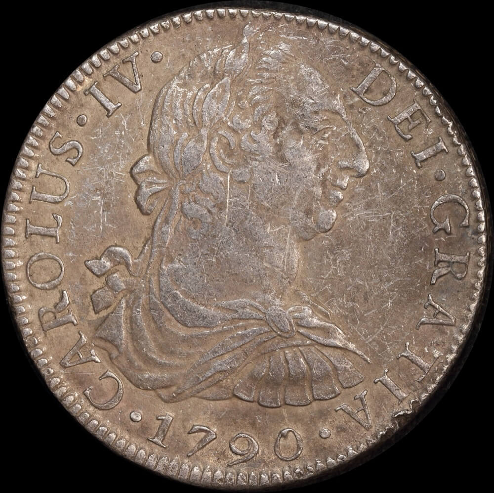 Mexico 1790 Silver 8 Reales ex Rapid shipwreck KM# 107 Very Fine product image