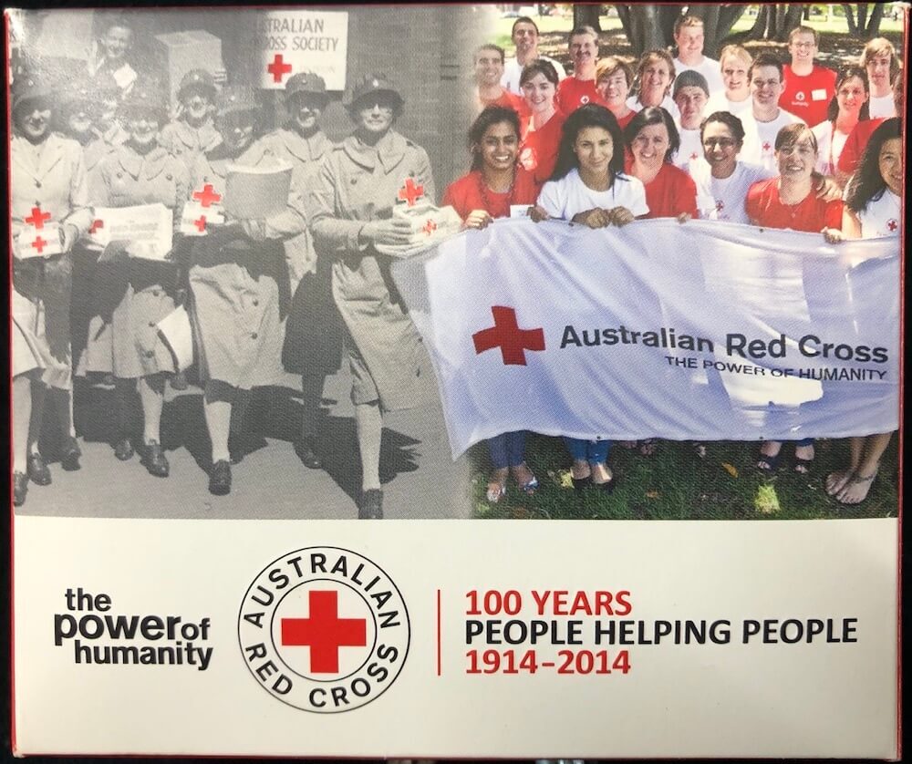 2014 Silver 1oz Proof Coin Australian Red Cross 100 Years product image