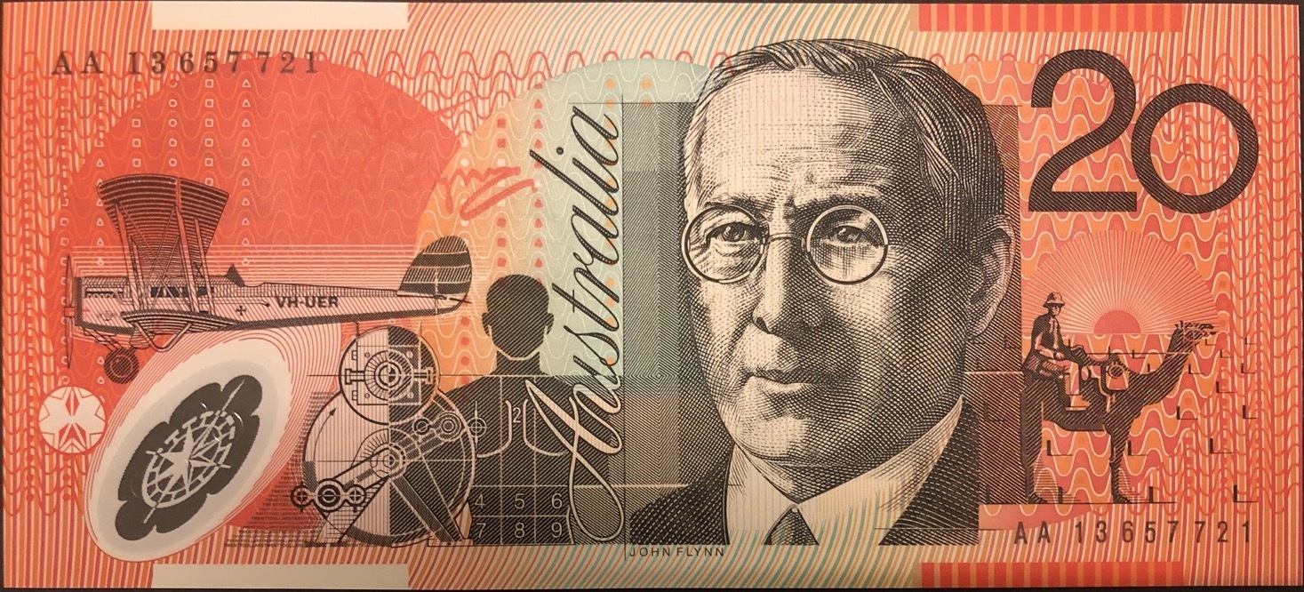 2013 $20 Note Stevens/Fraser AA13 First Prefix R422aF Uncirculated product image