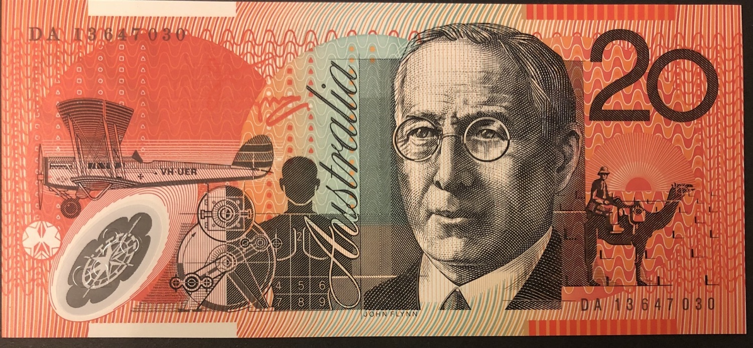 2013 $20 Note Stevens/Fraser DA13 Last Prefix R422aL Uncirculated product image