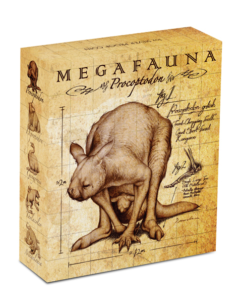 2013 Silver 1oz Proof  Coin Megafauna - Procoptodon product image