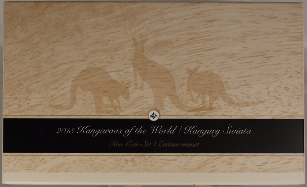2013 Silver 2 Coin Set Kangaroos of the World product image