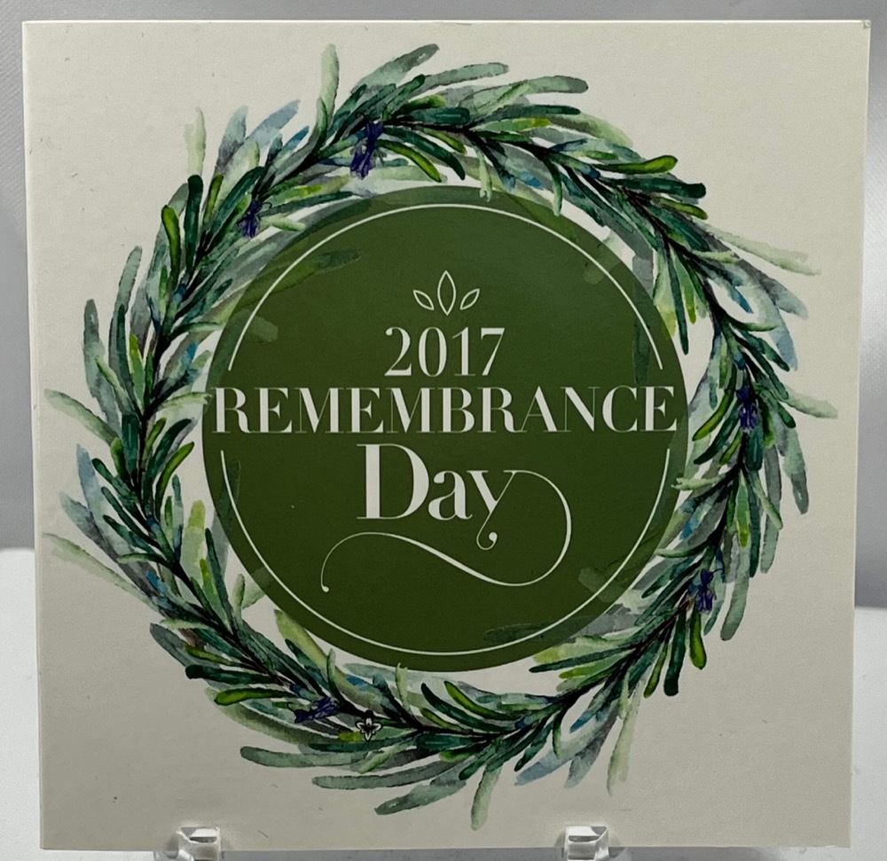 2017 $2 Remembrance Day On Card C Mintmark - Remembrance product image