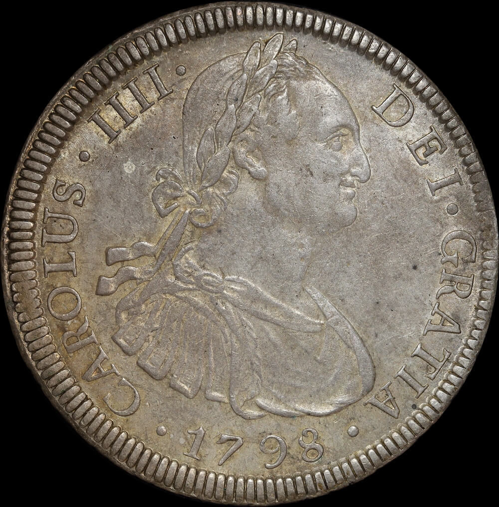 Bolivia 1798 Silver 8 Reales KM# 73 Extremely Fine product image