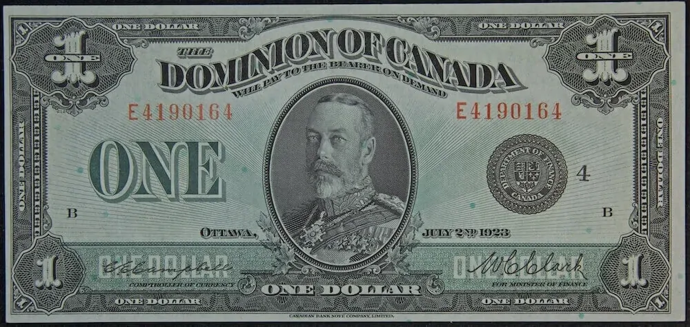 Canada 1923 One Dollar P# 330 PCGS 63 PPQ product image