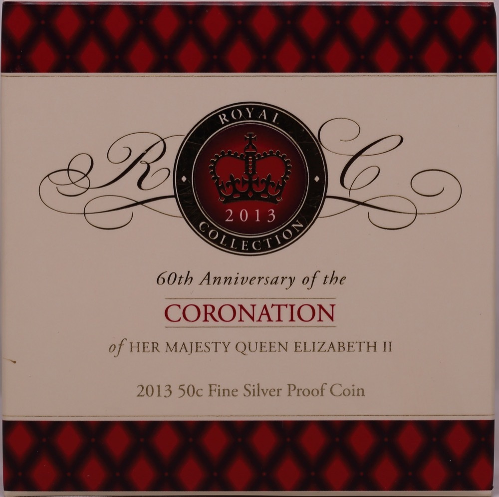 2013 Fifty Cent Proof Coin 60th Anniversary of the Coronation of Elizabeth II product image