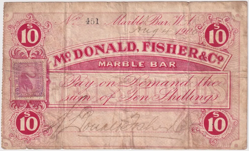 McDonald Fisher & Co Shinplaster