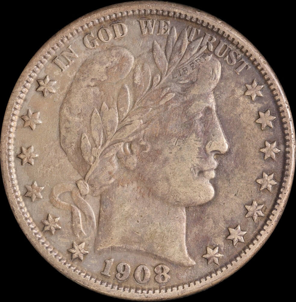 United States 1908-S Silver Half Dollar KM# 116 about VF product image