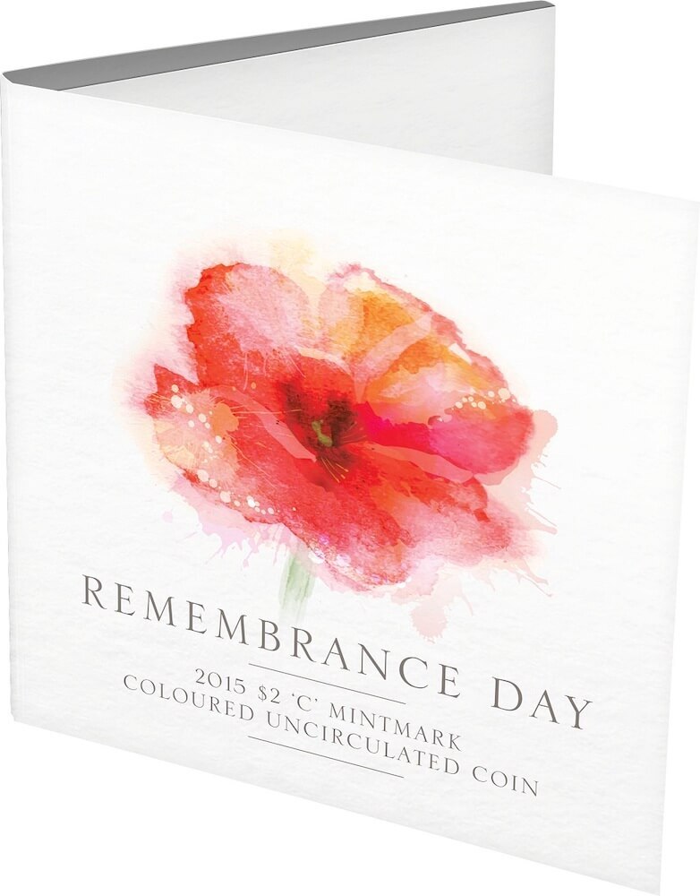 2015 $2 Remembrance Day In Folder C Mintmark product image