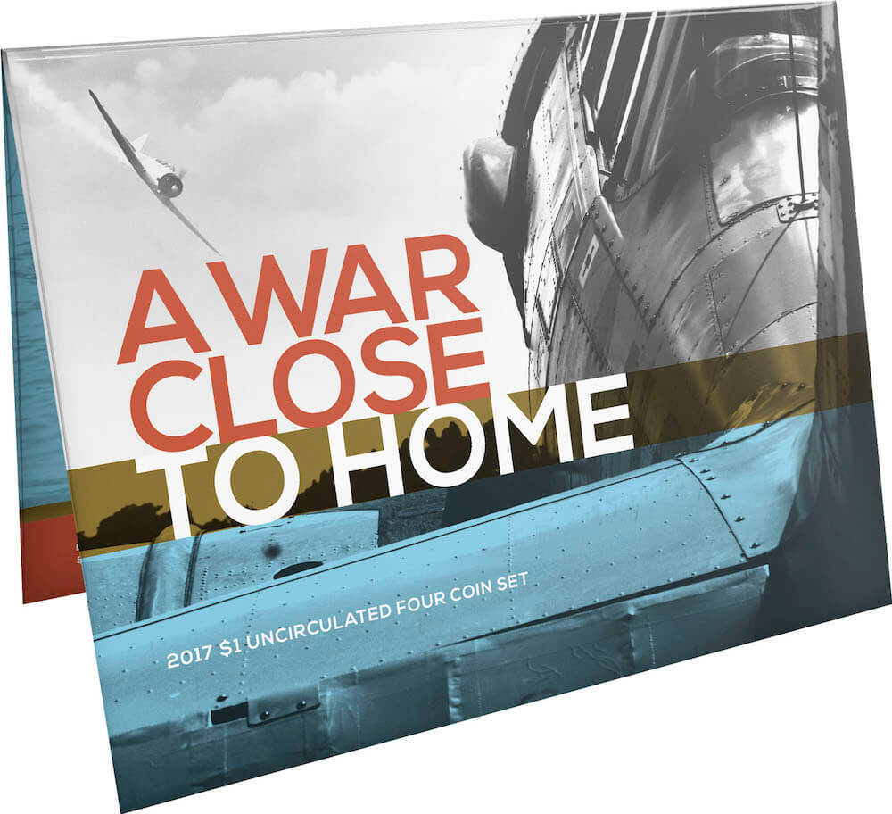 2017 Uncirculated Four $1 Coin Set A War Close to Home product image