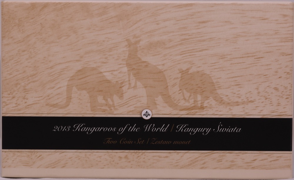 2013 Silver 1oz Two Coin Set Proof Kangaroos of the World product image