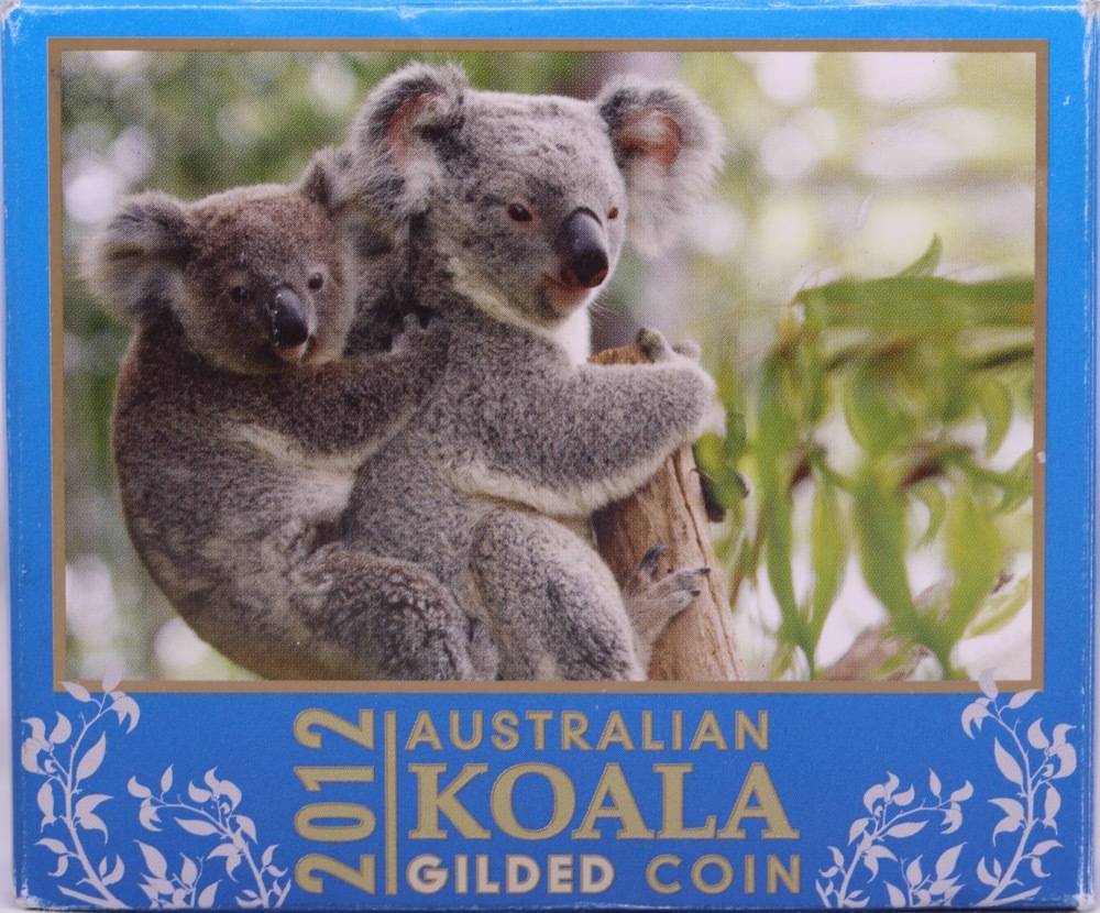 2012 Silver 1oz Gilded Koala Uncirculated product image