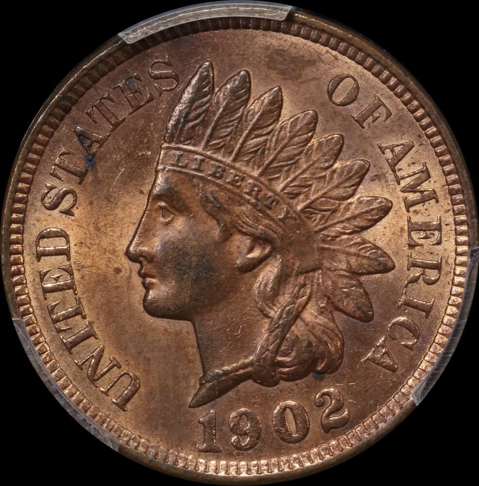 United States 1902 Indian Cent KM# 90a PCGS MS64RB product image