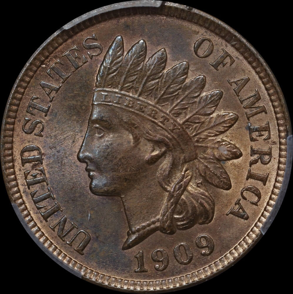 USA 1909 Indian Cent KM# 90a PCGS MS64BN product image