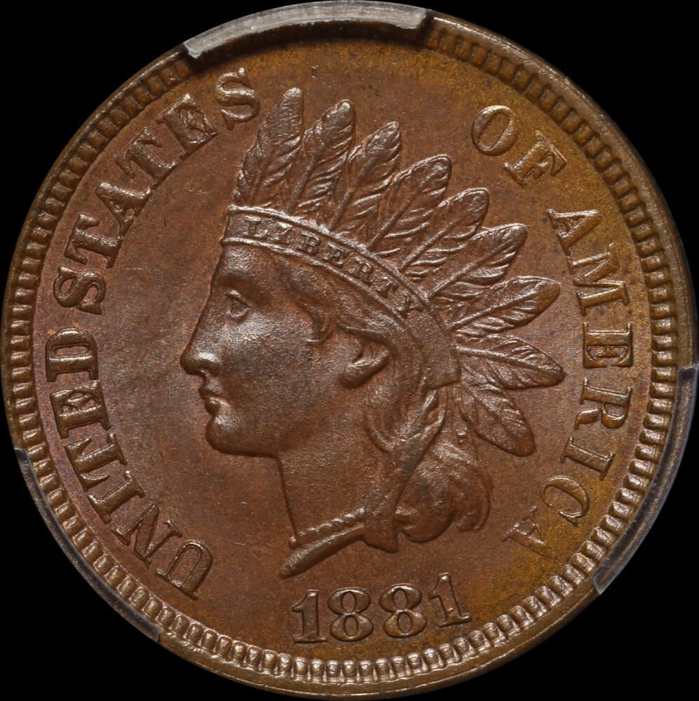 United States 1881 Indian Cent KM# 90a PCGS MS64BN product image