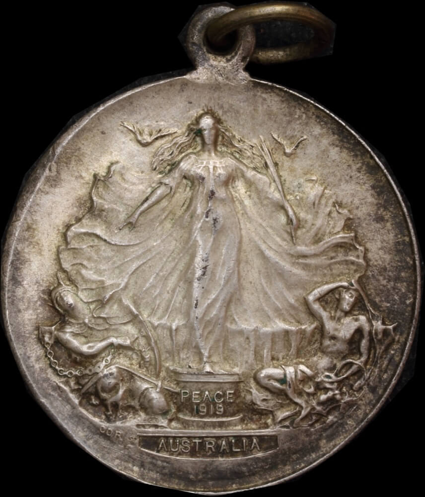 1919 Peace Victory Silvered Medal C# 1919/2 good EF product image
