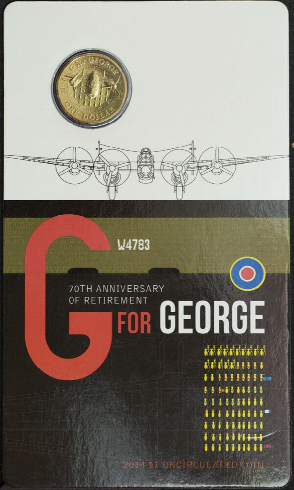 2014 $1 Uncirculated Coin G for George Retirement product image