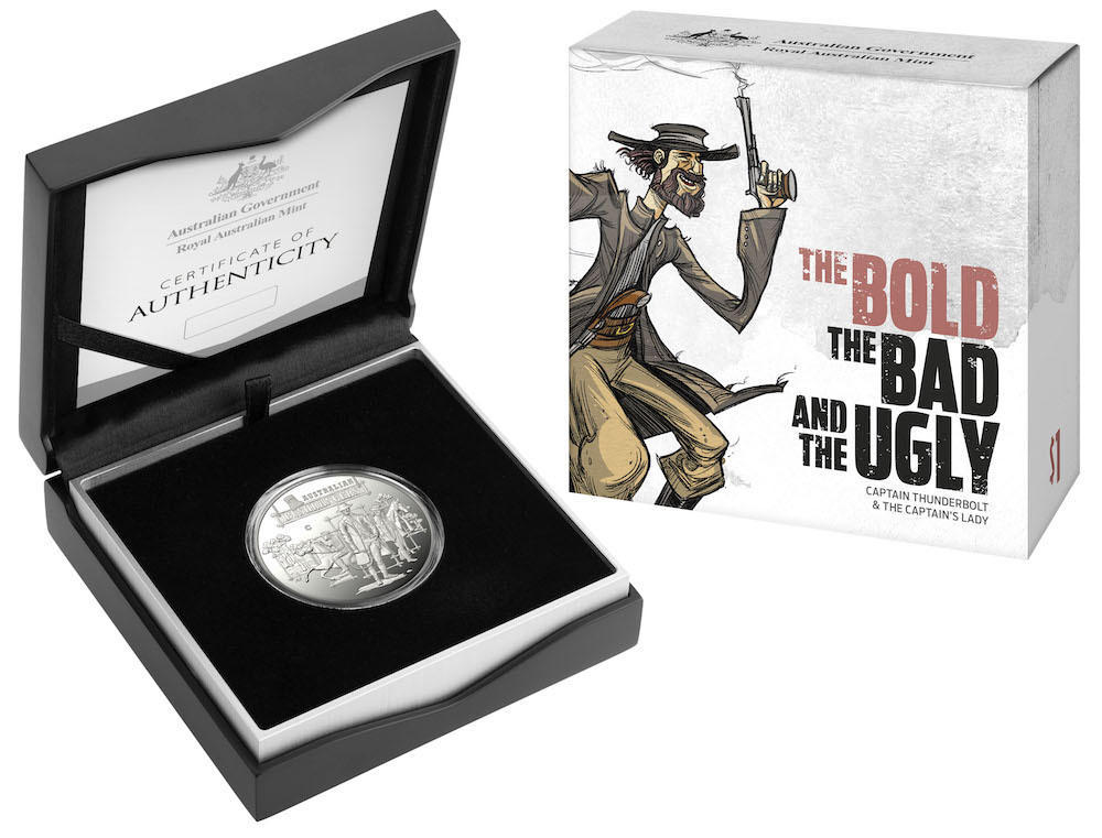 2019 $1 Silver Proof Coin Bushrangers -  Bold Bad and Ugly product image