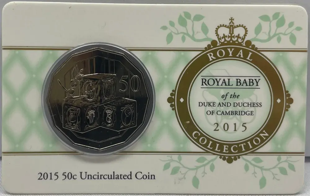 2015 50 Cent Uncirculated Coin Royal Baby Charlotte product image