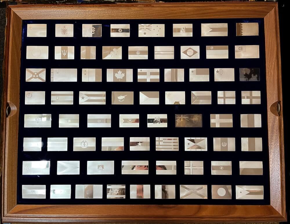 Stokes Set of 138 Silver Ingots Flags of the United Nations product image