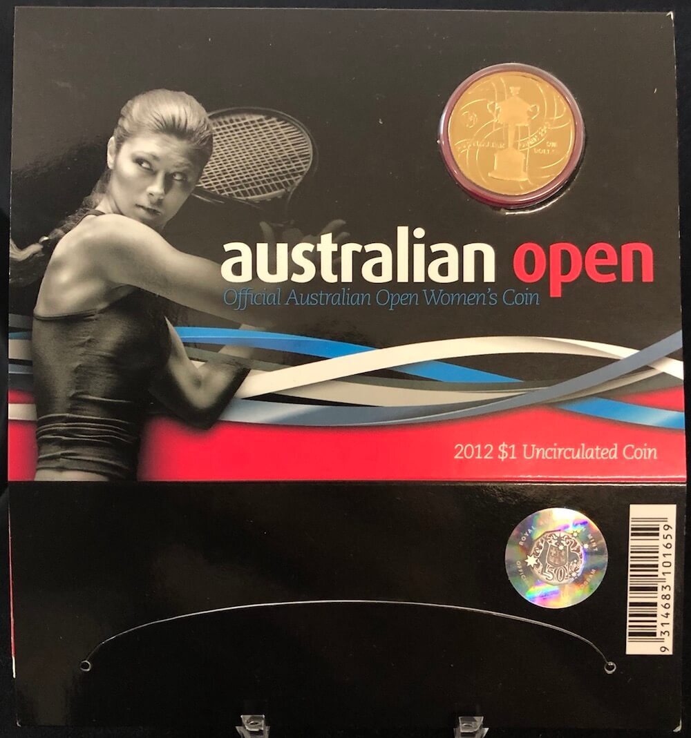 2012 Carded One Dollar Unc Coin Tennis - Australian Women's Open product image