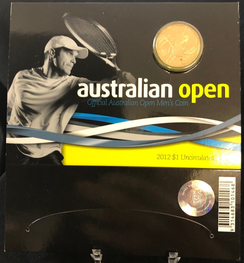 2012 Carded One Dollar Unc Coin Tennis - Australian Men's Open product image