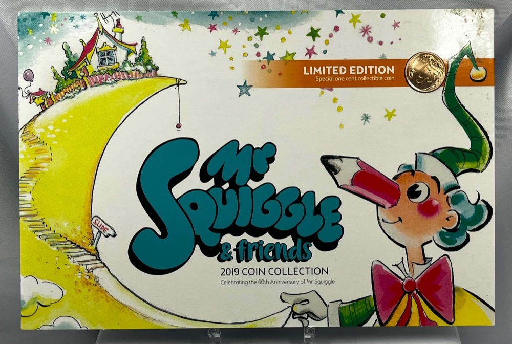 2019 Coin Collection Mr Squiggle and Friends product image