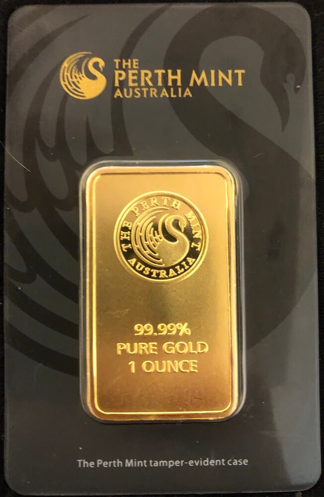 Perth Mint 99.99% 1ozt Pure Gold Minted Ingot product image