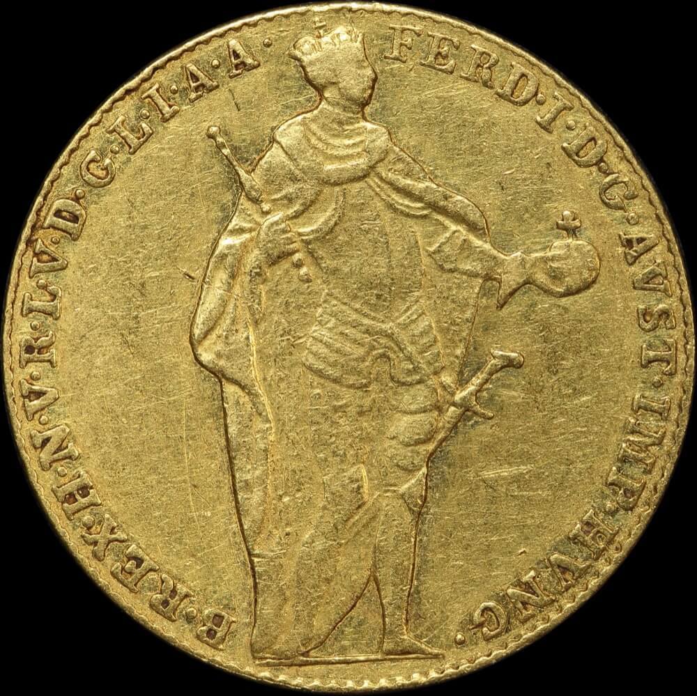Hungary 1848 Gold Ducat KM#425 good VF product image
