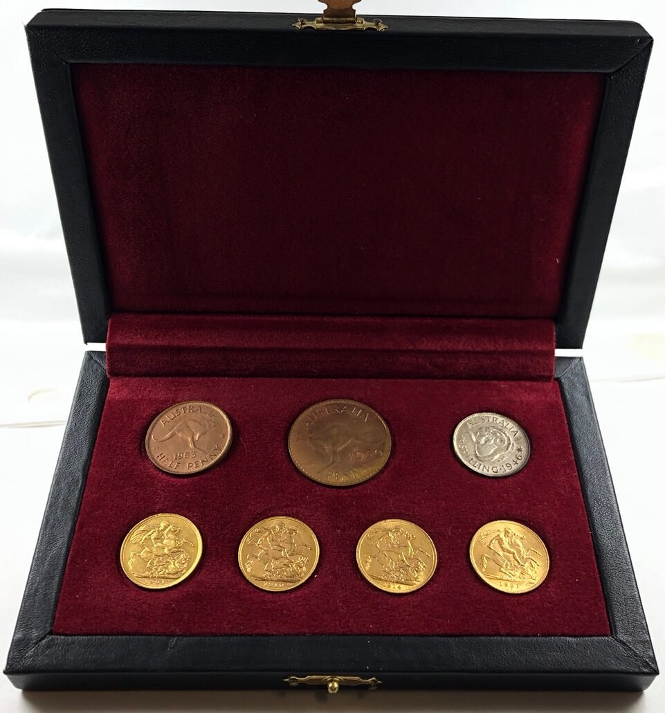 Perth Mint Pre-Decimal Type Set Collection in Leather Case product image