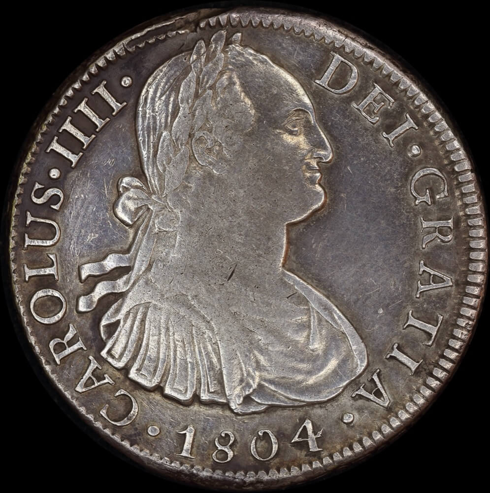 Mexico 1804 Silver 8 Reales ex Rapid shipwreck KM# 109 about VF product image