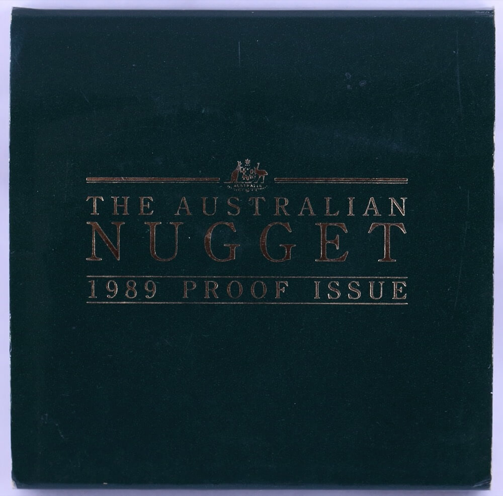 1989 Quarter Ounce Gold Proof Coin Kangaroo Nugget product image